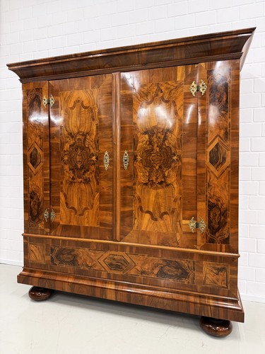 Barockschrank nussbaum - barockschrank,