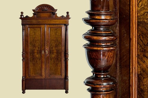 1880er kleiderschrank antik - kleiderschrank,