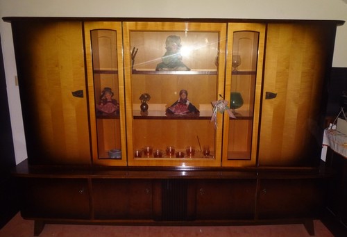 Barschrank nussbaumfurnier - barschrank,