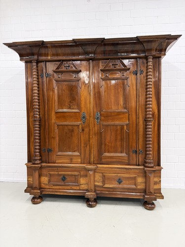 Barockschrank nussbaum - barockschrank,