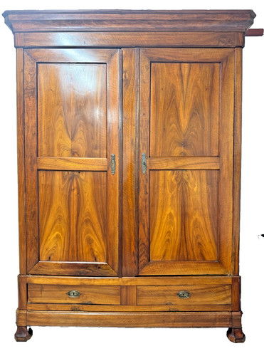 Biedermeierschrank nussbaum - nussbaum, ca