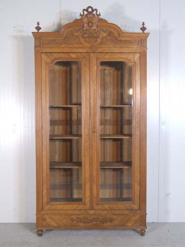 456 antiker bücherschrank - k,