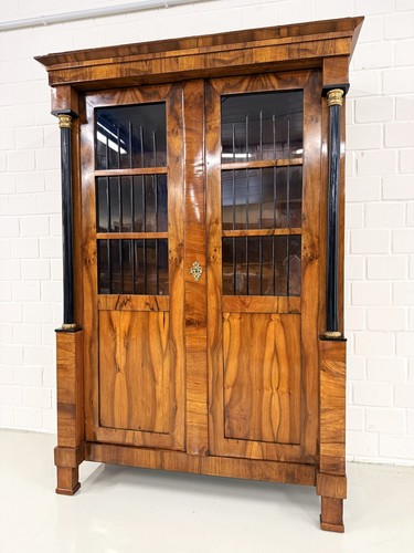 Bücherschrank nussbaum - bücherschrank,