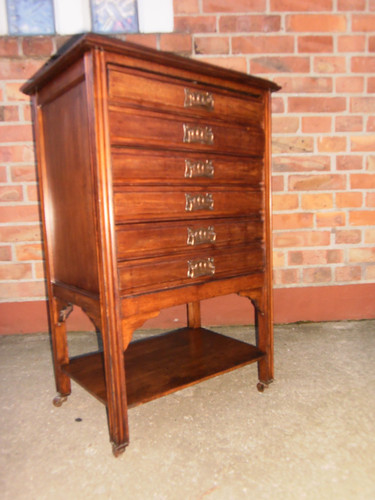 Jugendstil notenschrank - jugendstil,