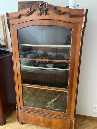Antiker glasvitrinenschrank - antiker, /